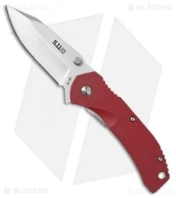 5.11 Tactical Inceptor Curia Frame Lock Knife Red FRN (2.625" Satin)