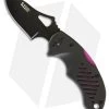 5.11 Tactical DTP Lock Back Knife Black/Purple FRN (2.85" Black) -Buck Knives Store 511 Tactical DTP Black Purple FRN black BHQ 48212 er
