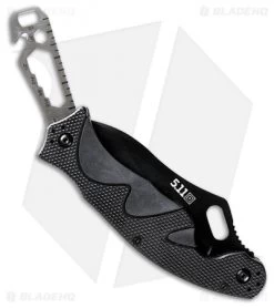 5.11 Tactical Double Duty Quick Fix Liner Lock Knife Black FRN (3.75" Black) 7 5.11 Tactical Double Duty Quick Fix Liner Lock Knife Black FRN (3.75" Black) -Buck Knives Store 511 Tactical Double Duty Quick Fix Black FRN black BHQ 48198 er spine