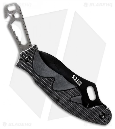 5.11 Tactical Double Duty Quick Fix Liner Lock Knife Black FRN (3.75" Black) 5 5.11 Tactical Double Duty Quick Fix Liner Lock Knife Black FRN (3.75" Black) - Image 3