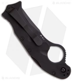 5.11 Tactical Double Duty Karambit Lockback Knife (3.7" Black Serr) 51072 -Buck Knives Store 511 double duty karambit 019 black 51072b