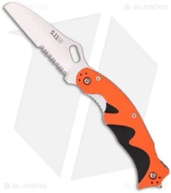 5.11 Tactical Double Duty Responder Liner Lock Knife (3.7" Satin Serr) 51073