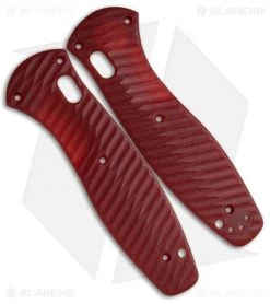 Allen Putman Benchmade Barrage Custom Sculpted G-10 Replacement Scales (Red)