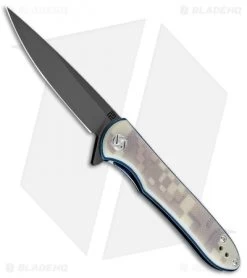 Artisan Cutlery Shark Liner Lock Knife Digital Camo G-10 (4" Black) 1707P-BCG