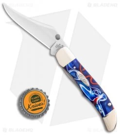 Case Kickstart Mid-Folding Hunter Assist Knife Patriotic Kirinite (101265AC SS) 9 Case Kickstart Mid-Folding Hunter Assist Knife Patriotic Kirinite (101265AC SS) -Buck Knives Store Assisted Opener Smooth Patriotic Kirinite Mid Hunter Clip BHQ 86869 er bottlecap