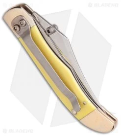 Case Kickstart Mid-Folding Hunter Assisted Knife Yellow (31265AC SS) 7 Case Kickstart Mid-Folding Hunter Assisted Knife Yellow (31265AC SS) -Buck Knives Store Assisted Opener Smooth Yellow Synthetic Mid Hunter clip BHQ 86872 er side