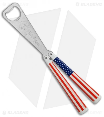 BB Barfly Bottle Opener Butterfly Trainer (USA Flag) 3 BB Barfly Bottle Opener Butterfly Trainer (USA Flag)