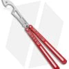 BBbarfly BBFireFly Knife Style Bottle Opener Balisong Red (4.25" Satin)
