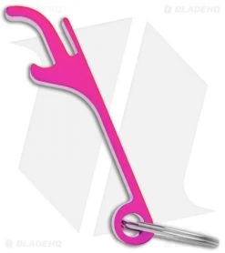 BB Barfly Pro V3 Blue/White BHQ Edition Standard Bottle Opener Butterfly -Buck Knives Store BB Barfly Pro V3 Blue White BHQ Edition Knife Style Bottle Opener Butterfly BHQ 131885 jr keychain side