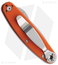 ESEE Churp Liner Lock Knife Orange G-10 (2.75" Satin D2) 5 ESEE Churp Liner Lock Knife Orange G-10 (2.75" Satin D2) -Buck Knives Store BRK Designed by ESEE Churp LL Burnt Orange BHQ 147397 jr side