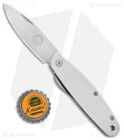 ESEE Churp Liner Lock Knife White G-10 (2.75" Satin D2) -Buck Knives Store BRK Designed by ESEE Churp LL White G 10 Satin BHQ 147399 jr bottlecap