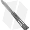 BRS ALT Alpha Beast Balisong Butterfly Knife Titanium (4.5" Stonewash)