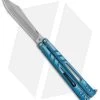 BRS Alpha Beast Infinity Balisong Butterfly Knife Titanium Blue (4.5" SW)