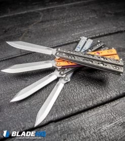 BRS Replicant ALT Blade Balisong Butterfly Knife Black G-10 (4.5" Stonewash) -Buck Knives Store BRS Replicant ALT Blade Balisong Butterfly Knife Black G 10 Stonewash BHQ 50398 kp burnt wood web
