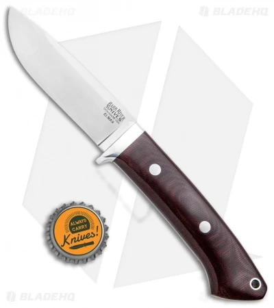 Bark River Classic Drop Point Knife Fixed Blade Burgandy Micarta (3.75" Elmax) 6 Bark River Classic Drop Point Knife Fixed Blade Burgandy Micarta (3.75" Elmax) - Image 4