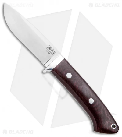 Bark River Classic Drop Point Knife Fixed Blade Burgandy Micarta (3.75" Elmax) 3 Bark River Classic Drop Point Knife Fixed Blade Burgandy Micarta (3.75" Elmax)