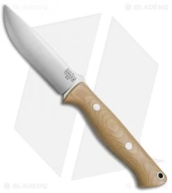 Bark River Knives Gunny Antique Ivory Micarta Fixed Blade Knife (3.75" Satin)