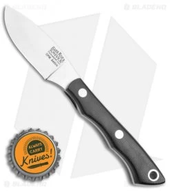 Bark River Micro Canadian S45VN Fixed Blade Knife Black Micarta (2.1" Satin) -Buck Knives Store Bark River Micro Canadian S45VN Black Can BHQ 120974 LS Bottlecap