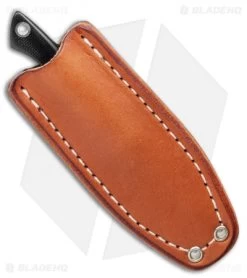 Bark River Micro Canadian S45VN Fixed Blade Knife Black Micarta (2.1" Satin) -Buck Knives Store Bark River Micro Canadian S45VN Black Can BHQ 120974 LS Sheath