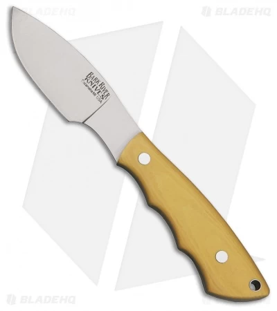 Bark River Mini Canadian Fixed Blade Knife Antique Ivory Micarta (2.125" Satin) 3 Bark River Mini Canadian Fixed Blade Knife Antique Ivory Micarta (2.125" Satin)