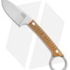Bark River Ringtail Fixed Blade Knife Natural Canvas Micarta (2.5" Satin)