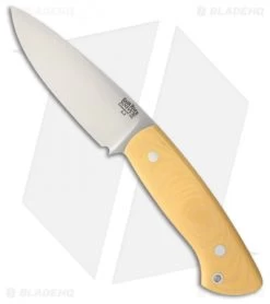 Bark River Santos Fixed Blade Knife Antique Ivory Micarta (4.125" Satin)