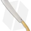 Bark River Senegal Fixed Blade Knife Antique Ivory Micarta (14" Satin) -Buck Knives Store Bark River Senegal Antique Ivory Micarta Satin BHQ 38866 er