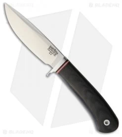 Bark River Ultra Lite Hunter 1 Fixed Blade Knife Black Micarta (3.625" Satin)