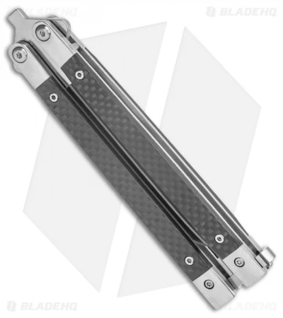 Bear & Son 30th Anniversary Butterfly Knife Carbon Fiber (5" Satin) CF17-S35 5 Bear & Son 30th Anniversary Butterfly Knife Carbon Fiber (5" Satin) CF17-S35 - Image 3