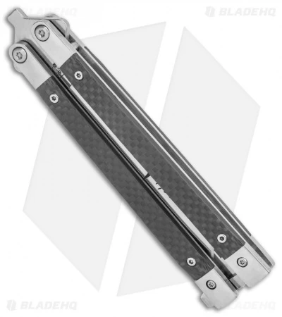 Bear & Son 30th Anniversary Butterfly Knife Carbon Fiber (5" Satin) CF17-S35 4 Bear & Son 30th Anniversary Butterfly Knife Carbon Fiber (5" Satin) CF17-S35 - Image 2