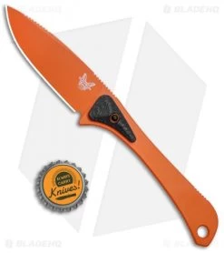 Benchmade Altitude Fixed Blade Knife Orange + Carbon Fiber (3" Orange) 15200ORG -Buck Knives Store Benchmade Altitude Orange 15200ORG BHQ 78767 jr bottlecap