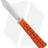 Benchmade 51 Morpho Balisong Butterfly Knife Orange G-10 (4.25" SW) 51-1801