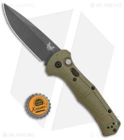 Benchmade Claymore Automatic Knife OD Green Grivory (3.6" Black) 9070BK-1 9 Benchmade Claymore Automatic Knife OD Green Grivory (3.6" Black) 9070BK-1 -Buck Knives Store Benchmade Claymore Auto OD Green Grivory Black 9070BK 1 BHQ 137240 jr bottlecap