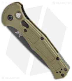 Benchmade Claymore Automatic Knife OD Green Grivory (3.6" Black) 9070BK-1 7 Benchmade Claymore Automatic Knife OD Green Grivory (3.6" Black) 9070BK-1 -Buck Knives Store Benchmade Claymore Auto OD Green Grivory Black 9070BK 1 BHQ 137240 jr spine