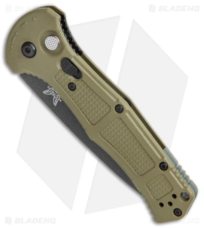 Benchmade Claymore Automatic Knife OD Green Grivory (3.6" Black) 9070BK-1 4 Benchmade Claymore Automatic Knife OD Green Grivory (3.6" Black) 9070BK-1 - Image 2