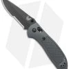 Benchmade Griptilian AXIS Lock Knife Gray (3.45" Black Serr) 551SBKGRY-S30V
