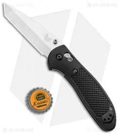 Benchmade Griptilian Tanto AXIS Lock Knife (3.45" Satin) 553-S30V -Buck Knives Store Benchmade Griptilian AXIS Lock Tanto Black Satin 553 S30V BHQ 0670 jr bottlecap