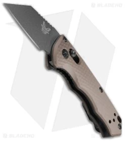 Benchmade Partial Auto Immunity AXIS Lock Knife FDE (1.9" Black) 2950BK-1