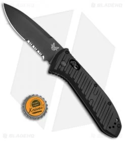 Benchmade 5700SBK Auto Presidio II Automatic Knife (3.7" Black Serr) -Buck Knives Store Benchmade Presidio II AXIS Black Serr Auto 5700SBK BHQ 51642 jr bottlecap 2
