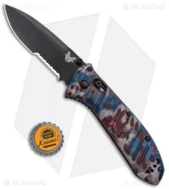 Benchmade Presidio II Limited Edition Knife Rustic (3.7" Black Serr) 570BK-1801 -Buck Knives Store Benchmade Presidio II LE Rustic Black Serr 570SBK 1801 BHQ 91119 jr bottlecap