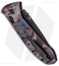 Benchmade Presidio II Limited Edition Knife Rustic (3.7" Black Serr) 570BK-1801 -Buck Knives Store Benchmade Presidio II LE Rustic Black Serr 570SBK 1801 BHQ 91119 jr side