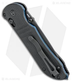 Benchmade 917SBK-1901 Triage Axis Lock Knife Black G-10 (3.4" Black Serr) -Buck Knives Store Benchmade Triage Axis Lock black G 10 Black Serr 917SBK 1901 BHQ 105738 jr side