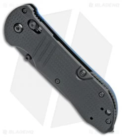 Benchmade 917SBK-1901 Triage Axis Lock Knife Black G-10 (3.4" Black Serr) -Buck Knives Store Benchmade Triage Axis Lock black G 10 Black Serr 917SBK 1901 BHQ 105738 jr spine