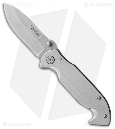Benchmark Stainless Steel Spring Assisted Frame Lock Knife (3.5" Satin) 3 Benchmark Stainless Steel Spring Assisted Frame Lock Knife (3.5" Satin)