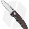 Boker Arbolito Gemini Liner Lock Knife Brown Guayacan (3.5" Satin) -Buck Knives Store Boker Arbolito Gemini Guayacan BHQ 114771 jr