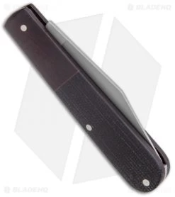 Boker Barlow Integral Pocket Slip Joint Knife Black Canvas Micarta (3.25" Satin) -Buck Knives Store Boker Barlow Integral Pocket Knife Micarta SW 111943 BHQ 120617 jr side