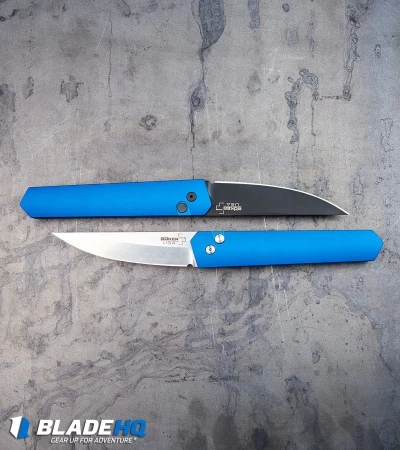 Boker Burnley Kwaiken Automatic Knife Blue (3.5" Black) Pro-Tech 7 Boker Burnley Kwaiken Automatic Knife Blue (3.5" Black) Pro-Tech - Image 5