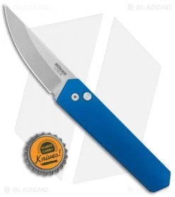 Boker Burnley Kwaiken Compact Automatic Knife Blue (3" Stonewash) Pro-Tech -Buck Knives Store Boker Burnley Kwaiken Compact Auto Blue SW 01BO213SOI BHQ 124594 jr bottlecap