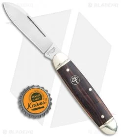 Boker Club Traditional Pocket Knife 2.5" Desert Ironwood -Buck Knives Store Boker Club Gentleman Desert Ironwood 110909 BHQ 118371 jr bottlecap