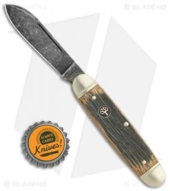 Boker Club Traditional Pocket Knife 3.75" Castle Wood -Buck Knives Store Boker Club Pocket Knife Castle Wood 113909 BHQ 105701 jr bottlecap